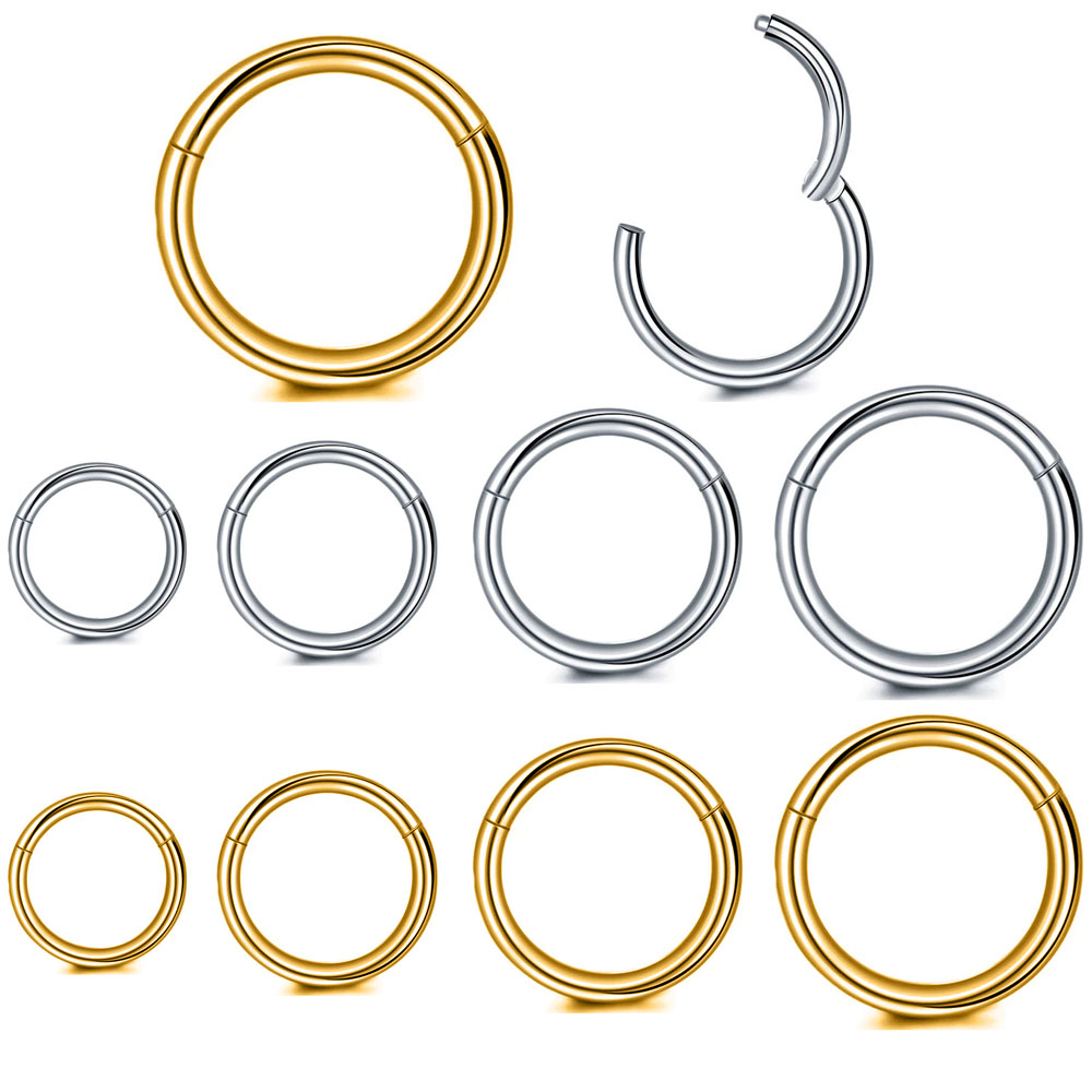 Septum Clicker Ring - 316L Cerrahi Çelik Clicker Segment Burun