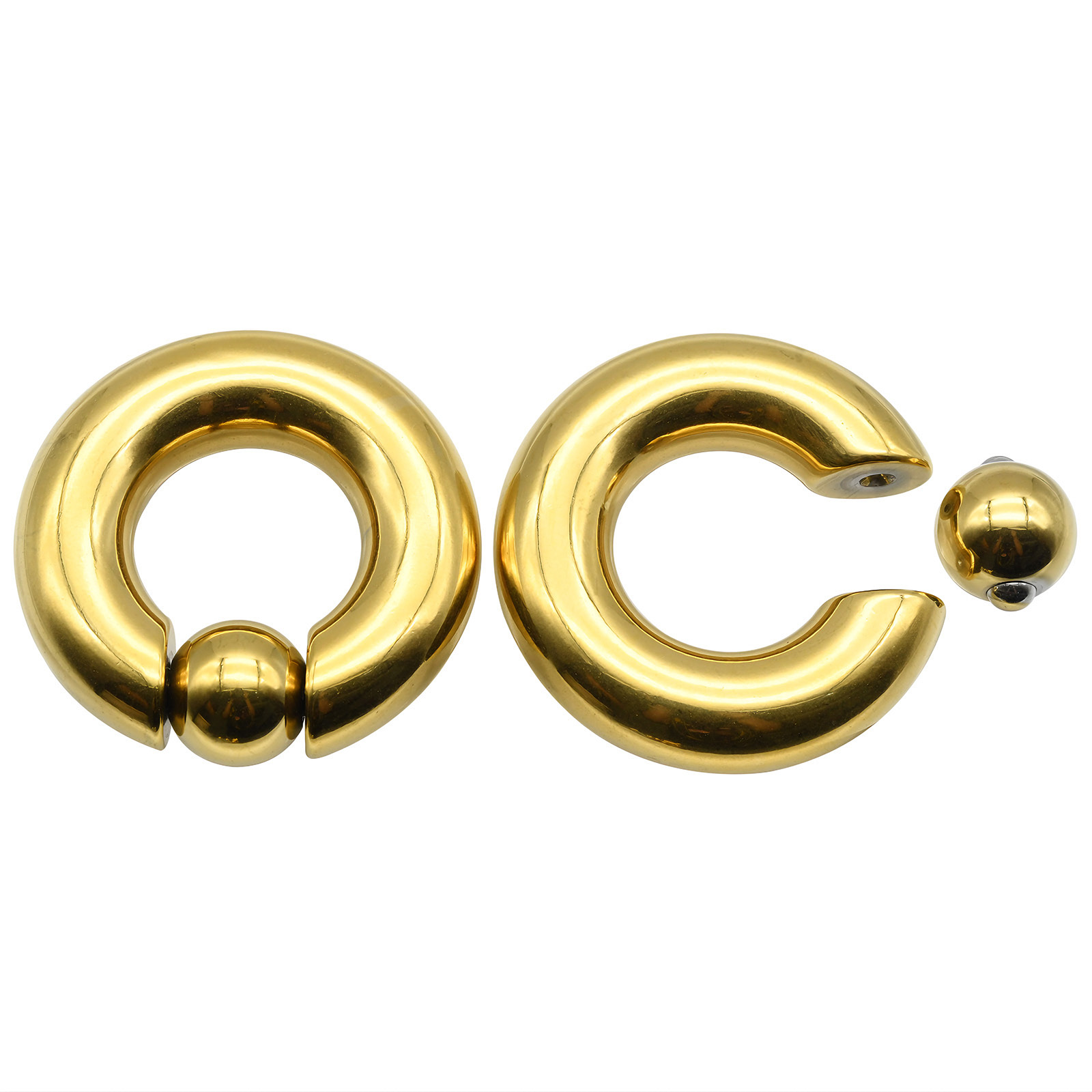 Body Jewelry Ear Gauges - 1 adet 00G-0G-12G Büyük Göstergeler Paslanmaz