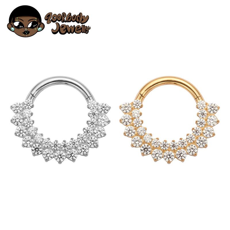 Septum Clicker Ring - ASTM F136 Titanyum Clicker Septum Burun