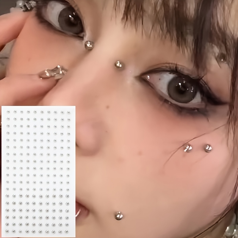 Body Jewelry And Piercing - 4 Parça Deliksiz Kendinden Yapışkanlı Sahte