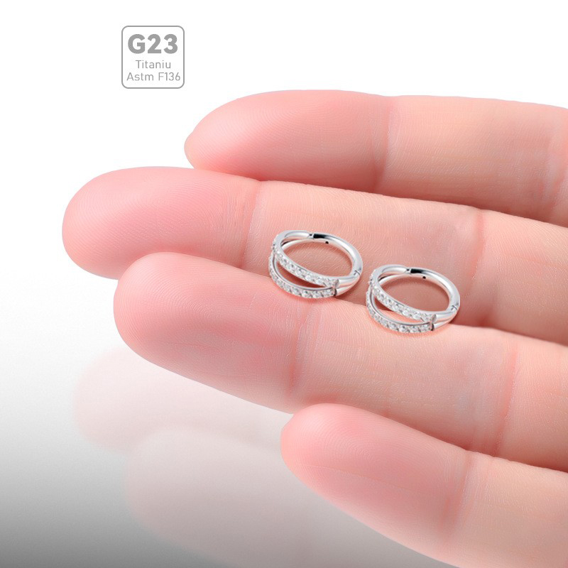 ASTM F136 Titanyum Deniz Kabuğ - Septum Clicker Ring incelemesi ve fiyatı