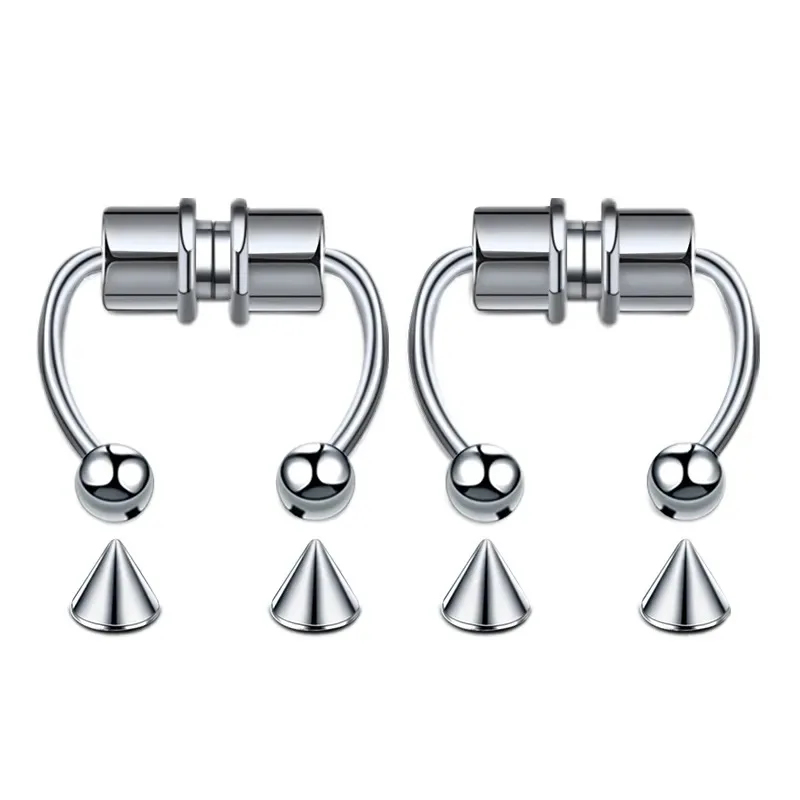 1/2/3 adet sahte manyetik buru - Body Jewelry And Piercing incelemesi ve fiyatı