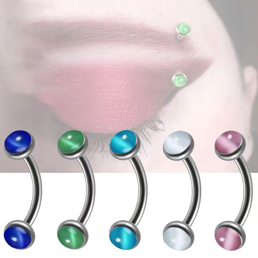 1 adet Kaş Piercing Muz Şekli  - Eyebrow Curved Barbell incelemesi ve fiyatı