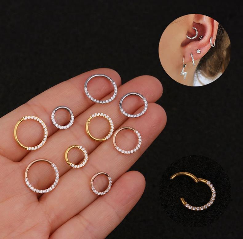 ASTM F136 G23 Titanyum 16G/18G - Septum Clicker Ring incelemesi ve fiyatı