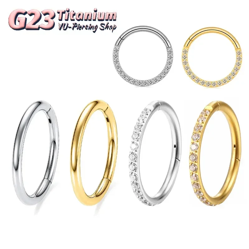G23 Titanyum Burun Halkası 14G - Septum Clicker Ring incelemesi ve fiyatı