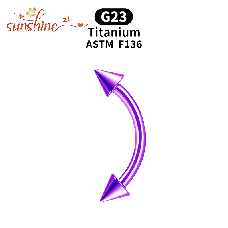 1 adet G23 titanyum başak kavi - Eyebrow Curved Barbell incelemesi ve fiyatı