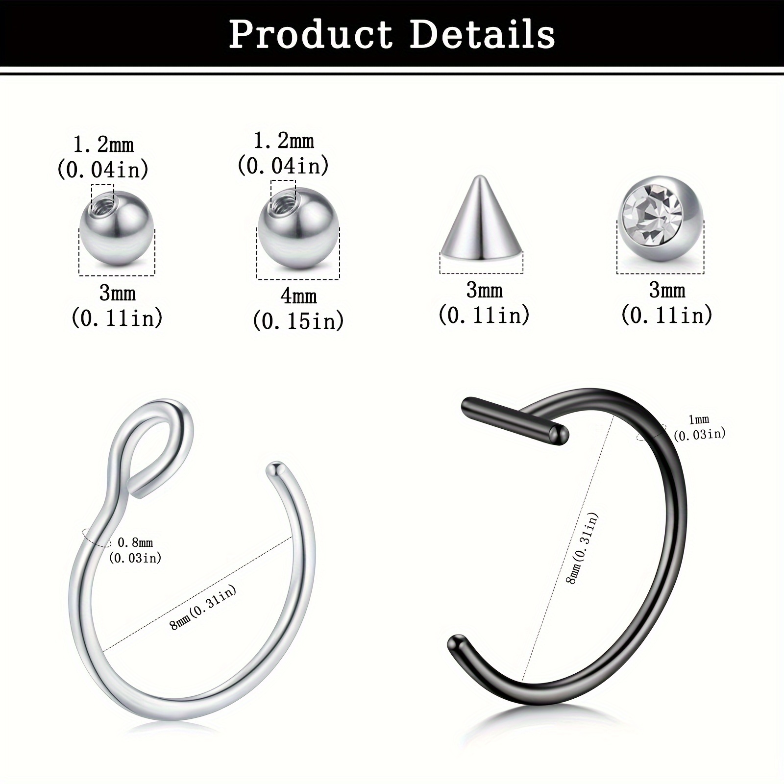 Sahte Piercingler Sahte Dudak  - Body Jewelry And Piercing incelemesi ve fiyatı