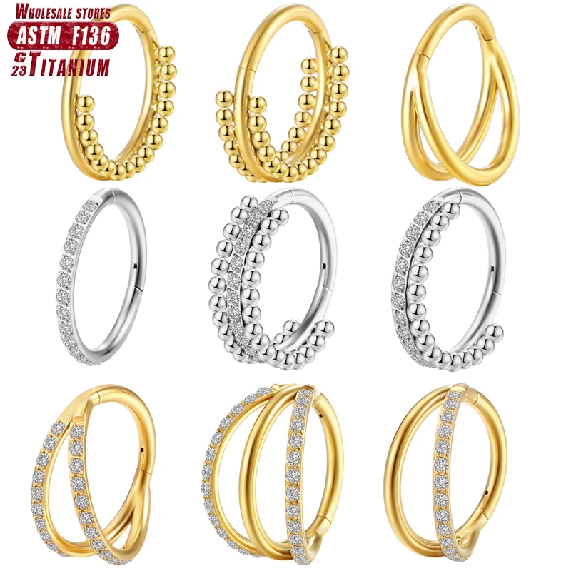 F136 Titanyum Burun septum hal - Septum Clicker Ring incelemesi ve fiyatı