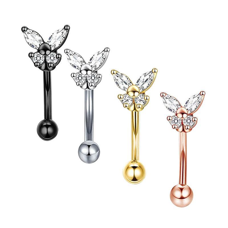 Altın Rook Piercing Takısı 14  - Eyebrow Curved Barbell incelemesi ve fiyatı