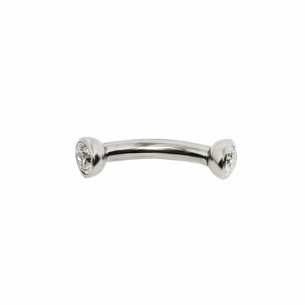 F136 Titanyum Piercing Kaş zir - Eyebrow Curved Barbell incelemesi ve fiyatı