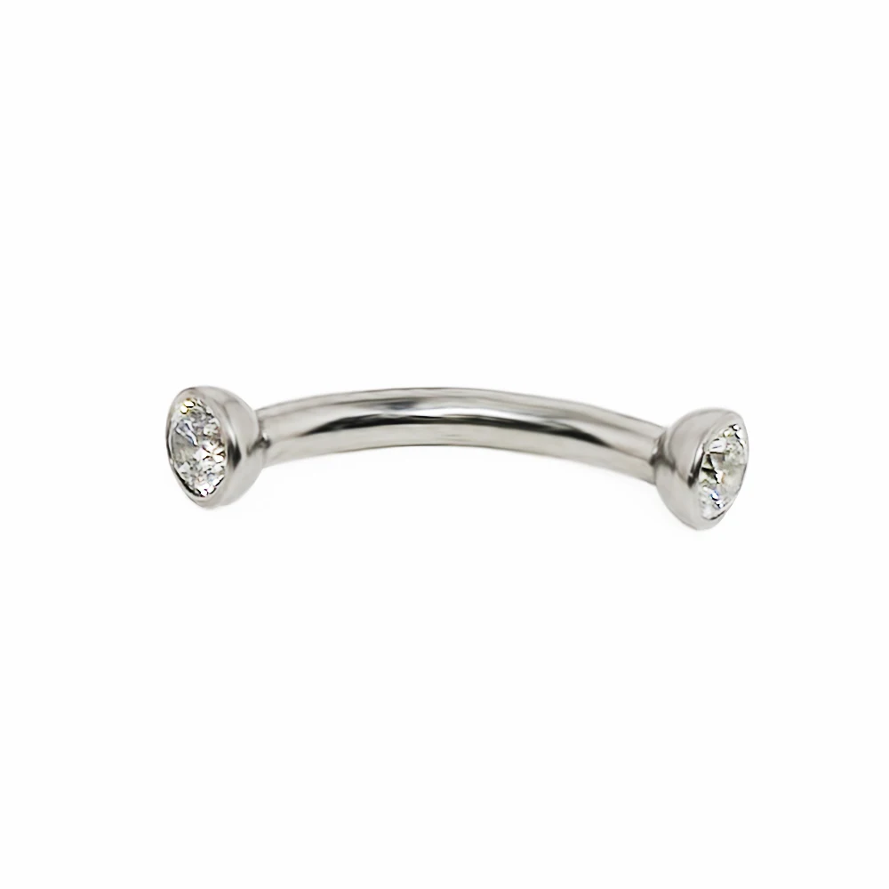 F136 Titanyum Piercing Kaş zir - Eyebrow Curved Barbell incelemesi ve fiyatı