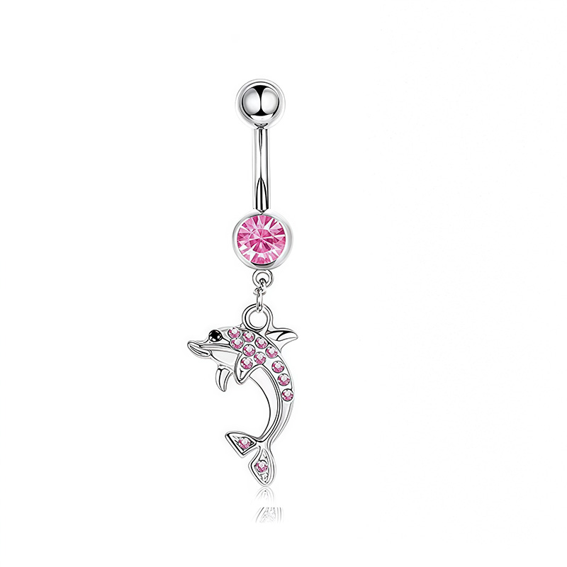 1 adet pembe taç göbek halkala - Body Jewelry And Piercing incelemesi ve fiyatı