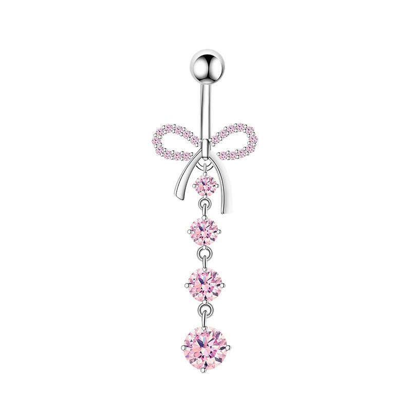 1 adet pembe taç göbek halkala - Body Jewelry And Piercing incelemesi ve fiyatı