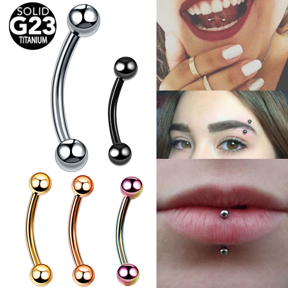 1 adet Titanyum Toplu Kaş Pier - Eyebrow Curved Barbell incelemesi ve fiyatı