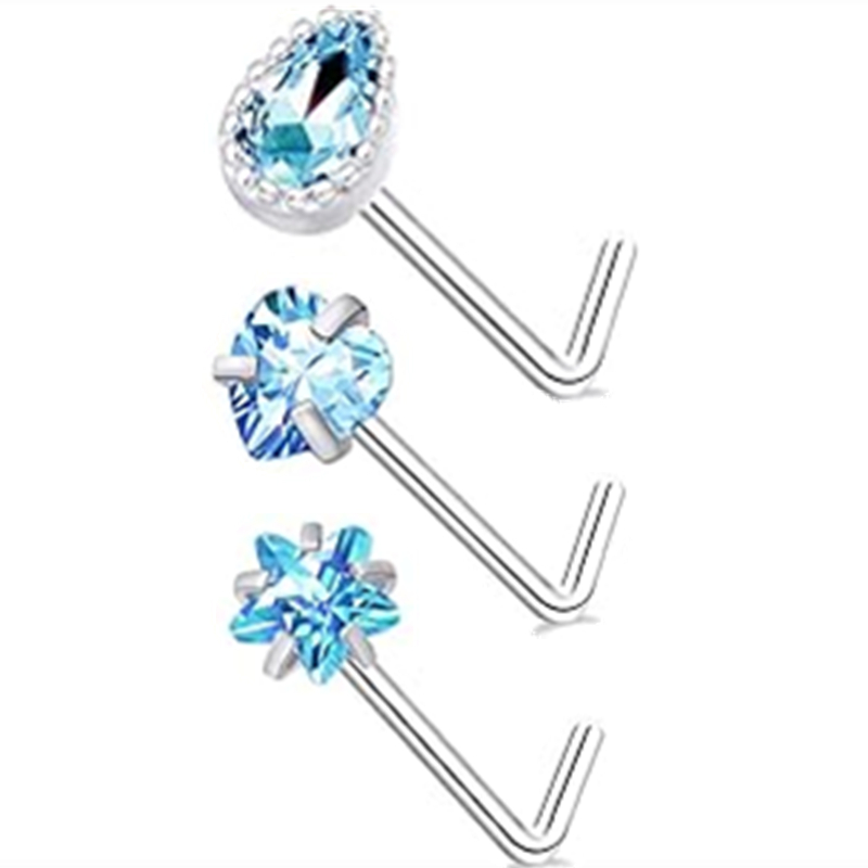 3 adet paslanmaz çelik çiçek b - Body Jewelry Indian incelemesi ve fiyatı