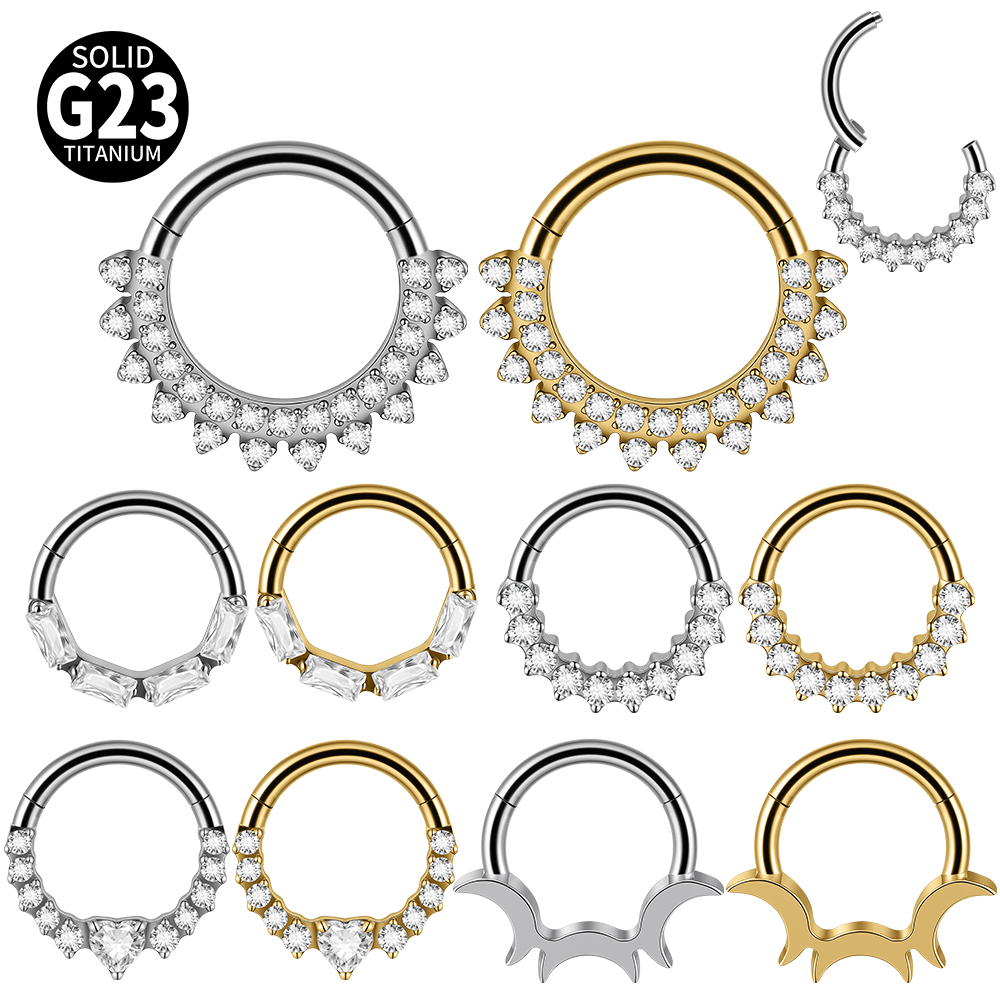 1 adet Titanyum Çeşitli Stille - Septum Clicker Ring incelemesi ve fiyatı