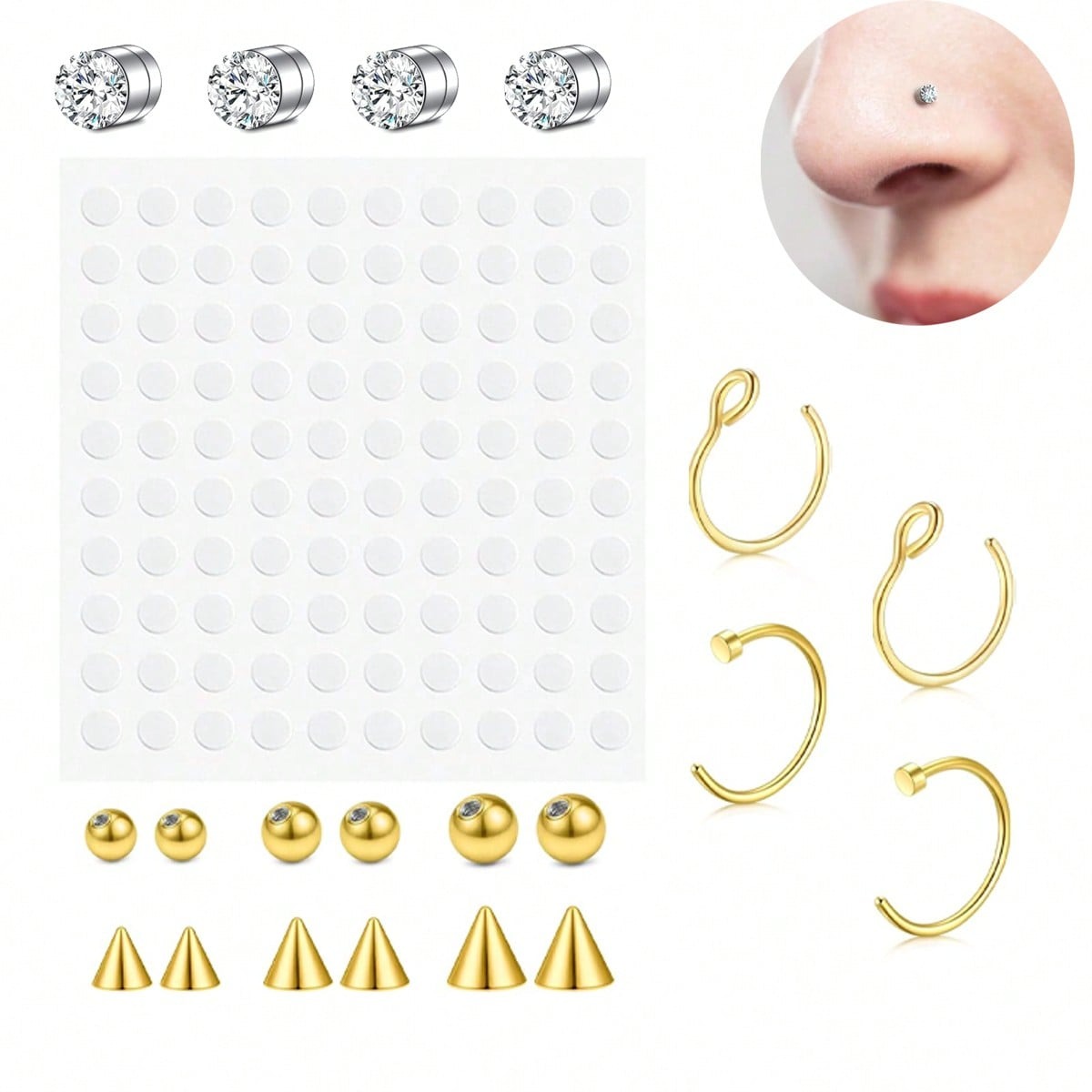 Kadınlar İçin Sahte Burun Halk - Body Jewelry And Piercing incelemesi ve fiyatı