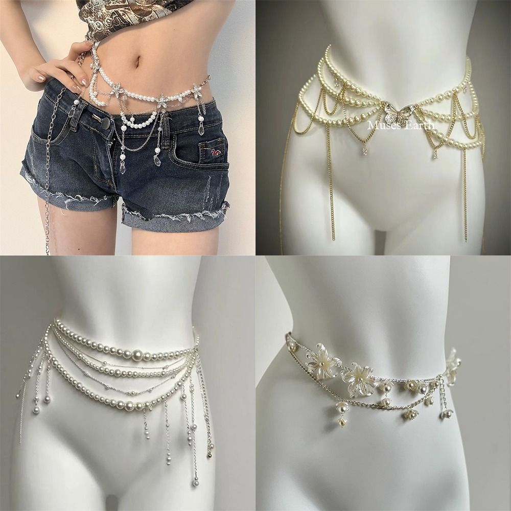 Moda Zarif İnci Bel Zincirleri - Body Jewelry Bulk incelemesi ve fiyatı
