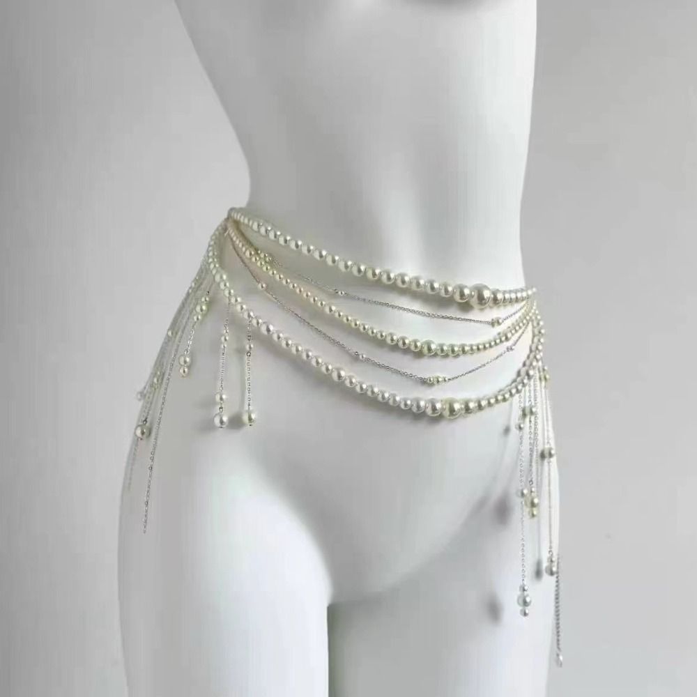 Moda Zarif İnci Bel Zincirleri - Body Jewelry Bulk incelemesi ve fiyatı