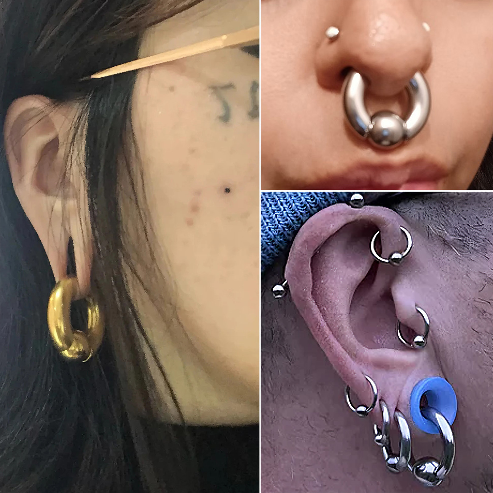 1 adet 00G-0G-12G Büyük Göster - Body Jewelry Ear Gauges incelemesi ve fiyatı