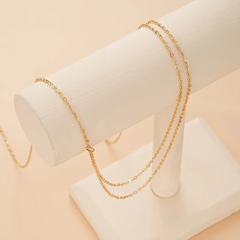 1Çift katmanlı altın metal bel - Body Jewelry Bulk incelemesi ve fiyatı