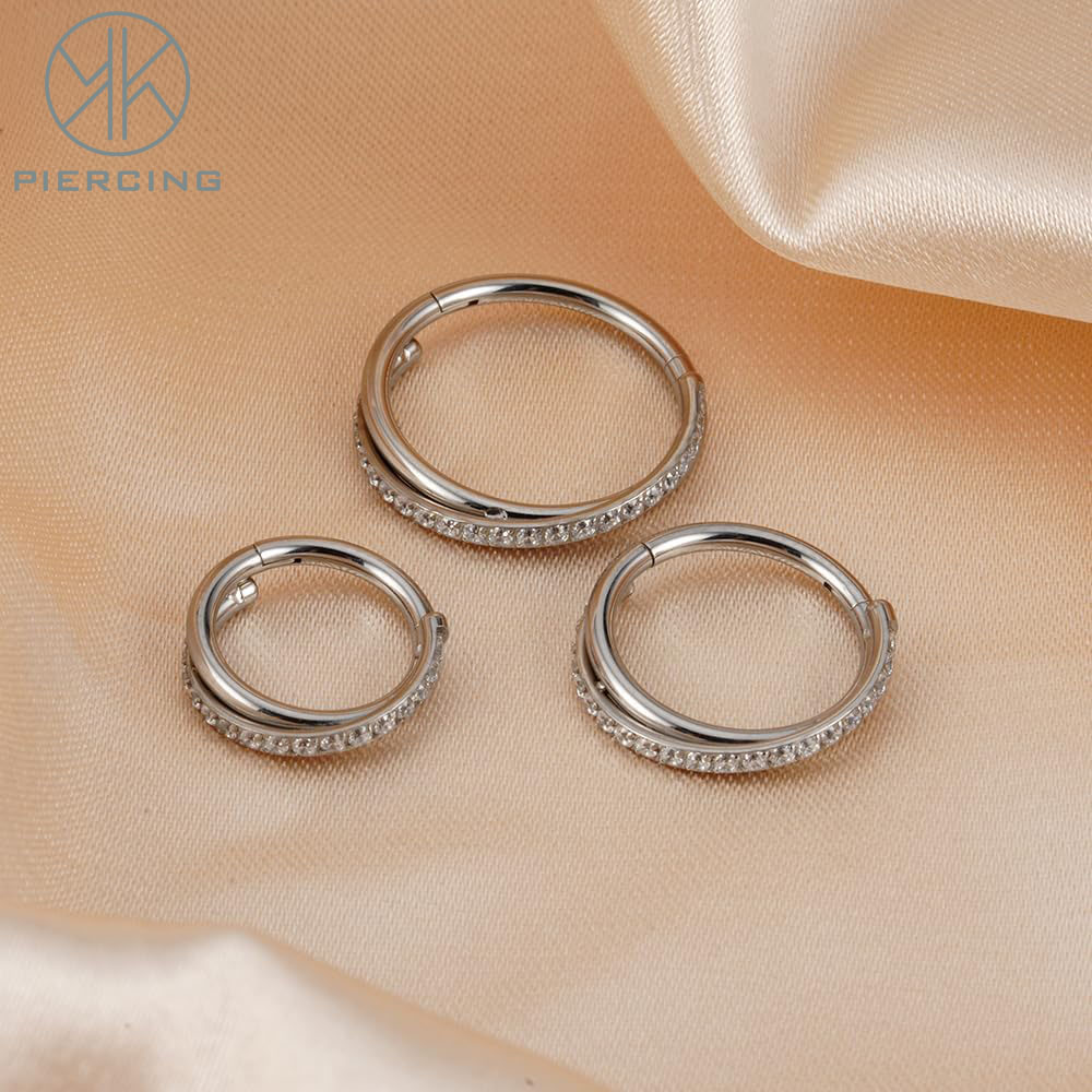 16G İmplant Kalitesinde Titany - Septum Clicker Ring incelemesi ve fiyatı